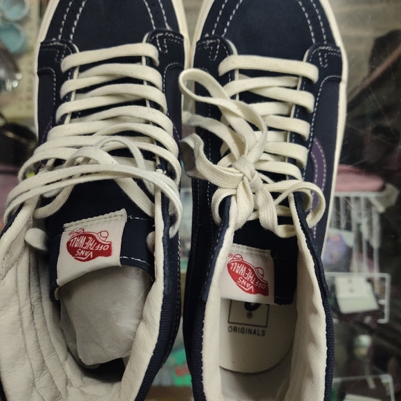 Vans Vault OG Sk8-Hi LX Shale/Purple Velvet VN0A4BVB20T Size 9 Men Wo 10.5 NEW - Picture 5 of 5